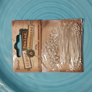 PINS AND RINGS BRIGHT SILVER 122 PIECE